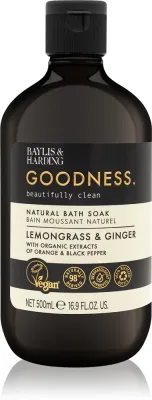 Baylis & Harding Goodness Lemongrass & Ginger - Пена для ванны, 500 мл