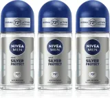 NIVEA MEN Silver Protect - Антиперспирант ролл-он на 48 часов, 3 мл — фото 1