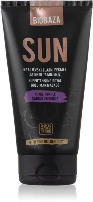 BIOBAZA Sun - Крем для быстрого загара с бета-каротином, 150 мл