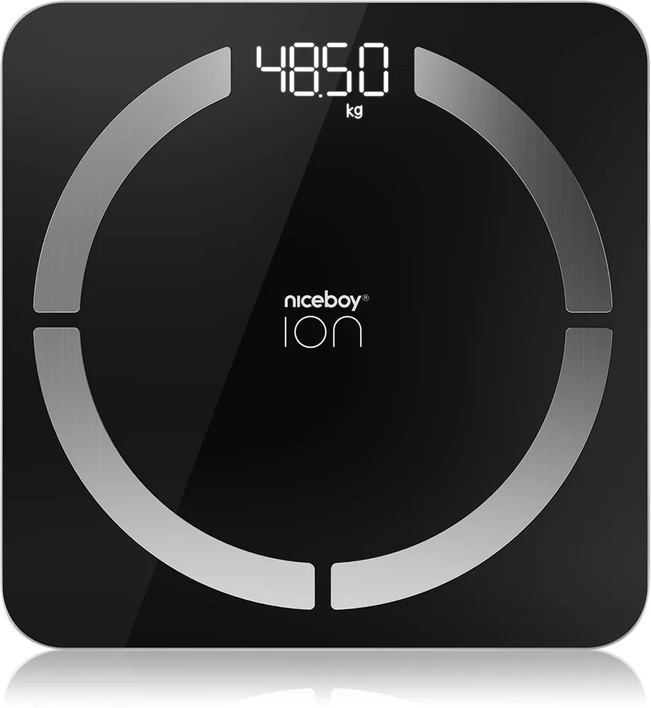Niceboy ION Smart-Scale - Вес ванной комнаты, 1 шт, оттенок Black