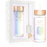 Crystallove Clear Quartz Straw Water Bottle - Стеклянная бутылка для воды с соломинкой, 400 мл — фото 2