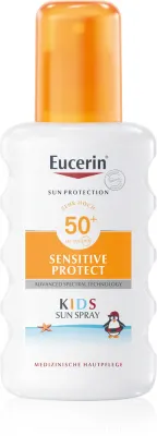 Eucerin Sun Kids - Защитный спрей для детей SPF 50+, 200 мл