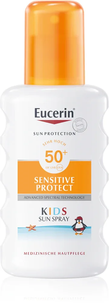 Eucerin Sun Kids - Защитный спрей для детей SPF 50+, 200 мл