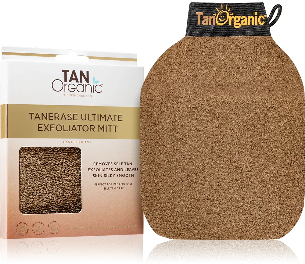 TanOrganic The Skincare Tan - Перчатки для пилинга, 1 шт