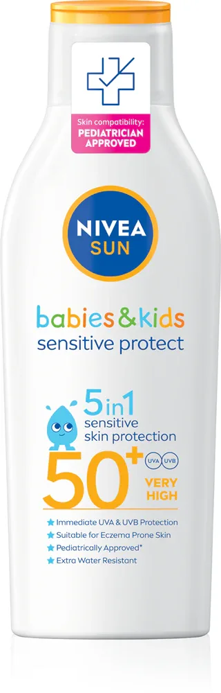 NIVEA SUN Kids - Детское солнцезащитное молочко SPF 50+, 200 мл