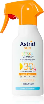 Astrid Sun - Детское солнцезащитное молочко SPF 30 w sprayu, 200 мл