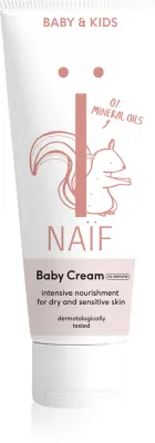 Naif Baby & Kids Baby Cream - Увлажняющий крем для сухой и чувствительной кожи для детейс рождения, 75 мл