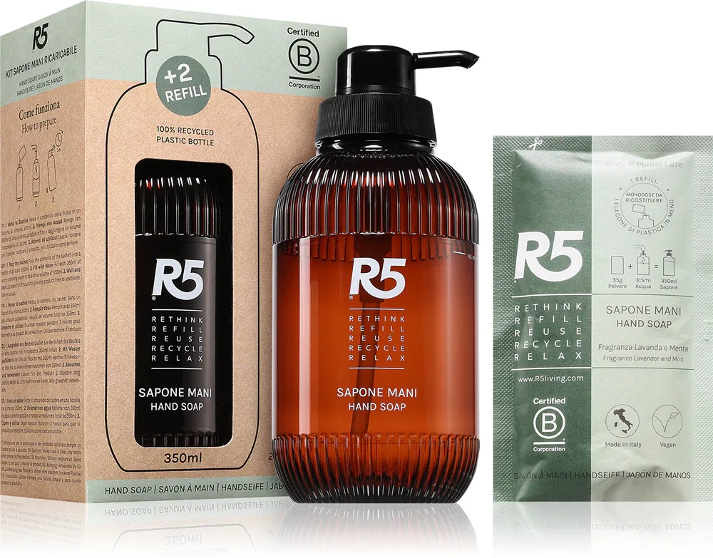 R5 Sapone Mani - Жидкое мыло + запасной блок