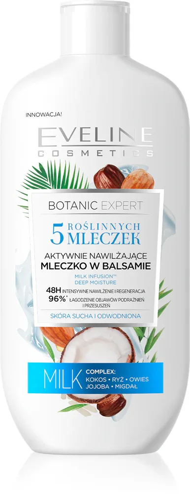 Eveline Cosmetics Botanic Expert - Увлажняющее молочко для тела, 350 мл