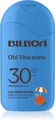 Bilboa Ohi Vitamina Latte - Молочко для загара с витаминами SPF 30, 200 мл