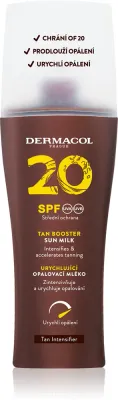 Dermacol Sun Tan Booster - Защитное молочко для загара SPF 20, 200 мл