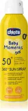 Chicco Baby Moments Sun - защитный спрей для детей 0 m+, 150 мл — фото 1