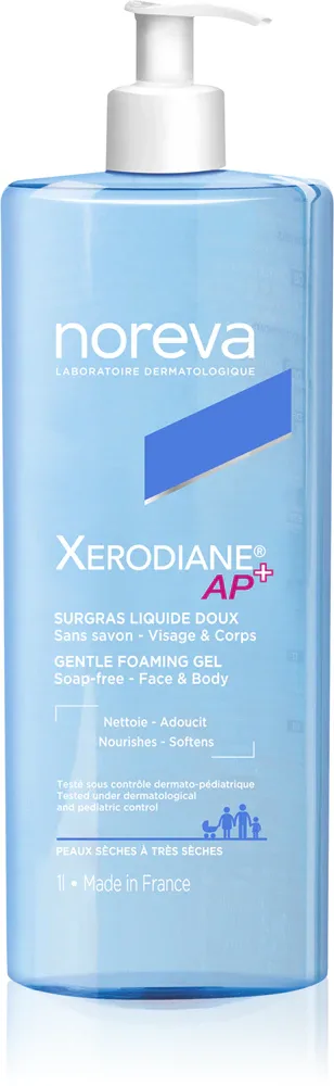 Noreva Xerodiane AP+ Gentle Foaming Gel - Нежный гель для очищения лица и тела