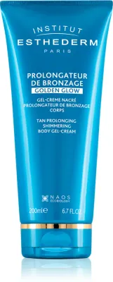 Institut Esthederm Tan Prolonging Golden Glow - Светящийся гель-крем для сохранения загара, 200 мл