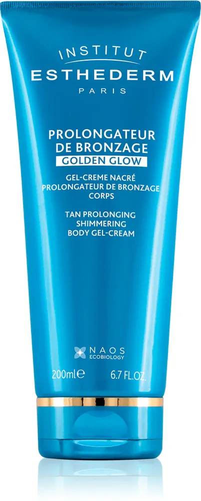 Institut Esthederm Tan Prolonging Golden Glow - Светящийся гель-крем для сохранения загара, 200 мл