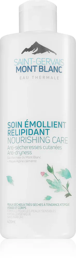 SAINT-GERVAIS MONT BLANC EAU THERMALE - Питательный крем для лица и тела, 400 мл
