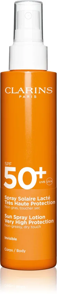 Clarins Sun Care Spray Lotion - Спрей для загара для тела и лица SPF 50+, 150 мл