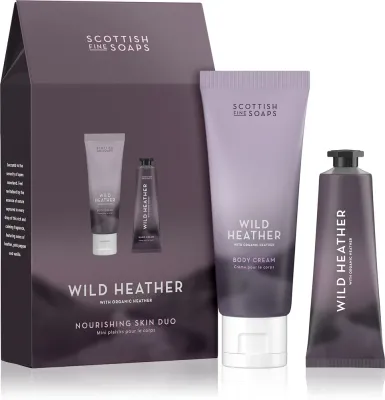 Scottish Fine Soaps Wild Heather Set - Подарочный набор для лица, 2 шт