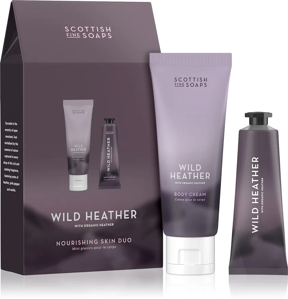 Scottish Fine Soaps Wild Heather Set - Подарочный набор для лица, 2 шт