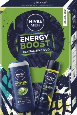 NIVEA MEN Energy Boost - Подарочный набор для тела