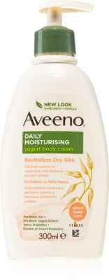 Aveeno Daily Moisturising Yoghurt body cream - Питательное молочко для тела Apricot & Yoghurt, 300 мл
