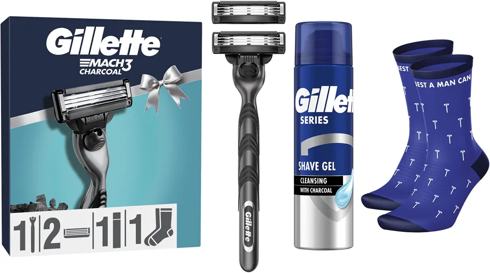 Gillette Mach3 Gift Set - Подарочный набор для мужчин