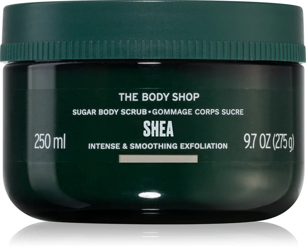 The Body Shop Shea Body Scrub - Сахарный пилинг для тела с маслом ши