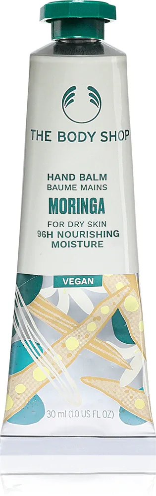 Крем для рук The Body Shop Moringa Hand Cream увлажняющий, с маслом моринги, 30 мл