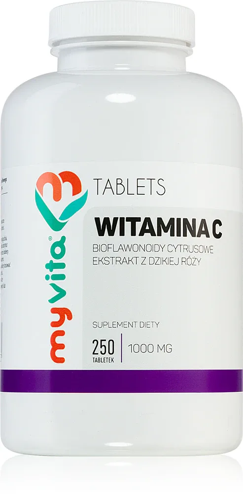 MyVita Witamina C 1000mg + bioflawonoidy + Dzika Roża - Таблетки для укрепления иммунитета