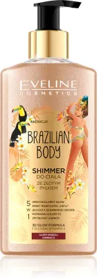 Eveline Cosmetics Brazilian Body - Эмульсия для тела с блестками, 150 мл