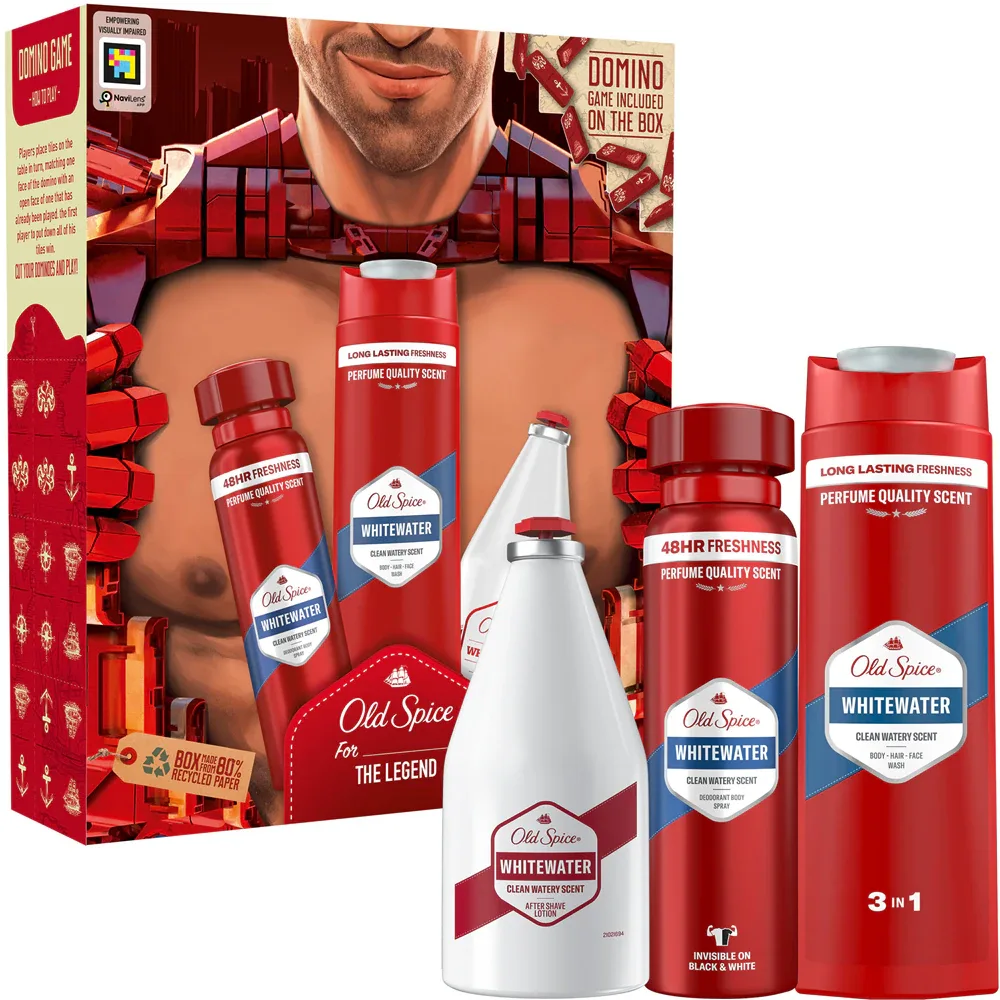 Old Spice Whitewater Ironman - Подарочный набор для тела и лица