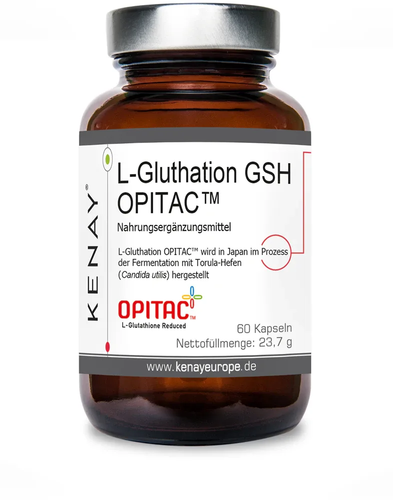 Добавка к пище Kenay L-Glutation GSH OPITAC с глутатионом, 60 капсул