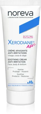 Noreva Xerodiane AP+ Soothing Anti-irritation Cream - Увлажняющий успокаивающий бальзам после бритья, 40 мл