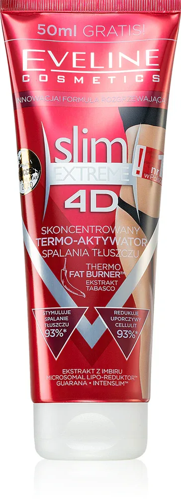 Сыворотка для тела Eveline Cosmetics Slim Extreme термоактивная, моделирующая, с кофеином, 250 мл
