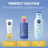 NIVEA SUN Protect & Moisture - Солнцезащитный увлажняющий спрей SPF 30, 200 мл — фото 6