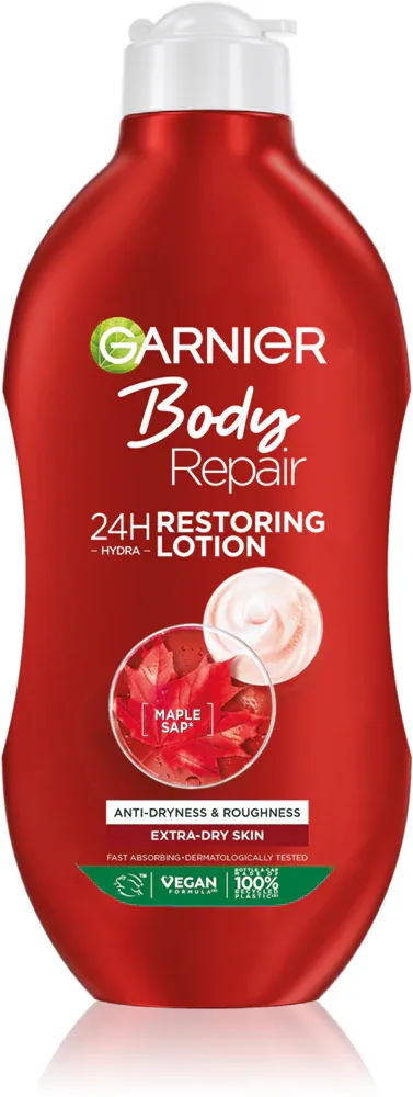 Garnier Body Repair - Регенерирующее молочко для тела для очень сухой кожи, 400 мл