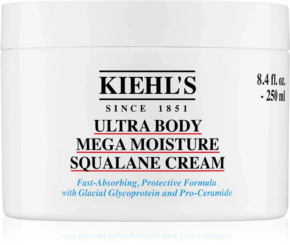Kiehl's Ultra Body Mega Moisture Squalane Cream - Увлажняющий крем для тела, 250 мл
