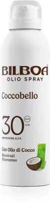 Bilboa Coccobello - Спрей для загара с кокосовым маслом SPF 30, 150 мл