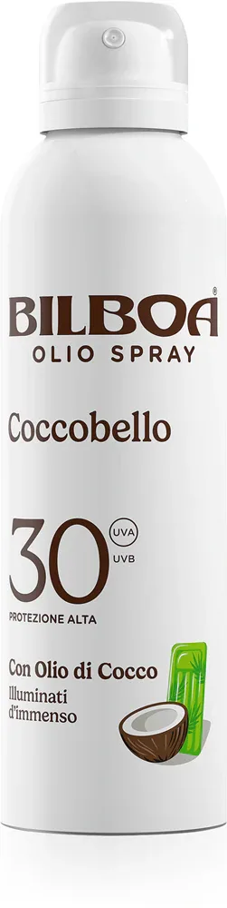 Bilboa Coccobello - Спрей для загара с кокосовым маслом SPF 30, 150 мл