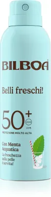 Bilboa Belli Freschi - Спрей для загара с мятой SPF 50+, 150 мл