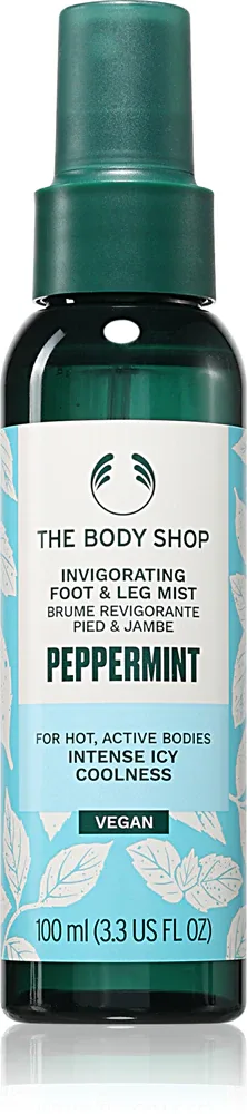 The Body Shop Peppermint Foot Spray - Спрей для ног с охлаждающим эффектом, 100 мл