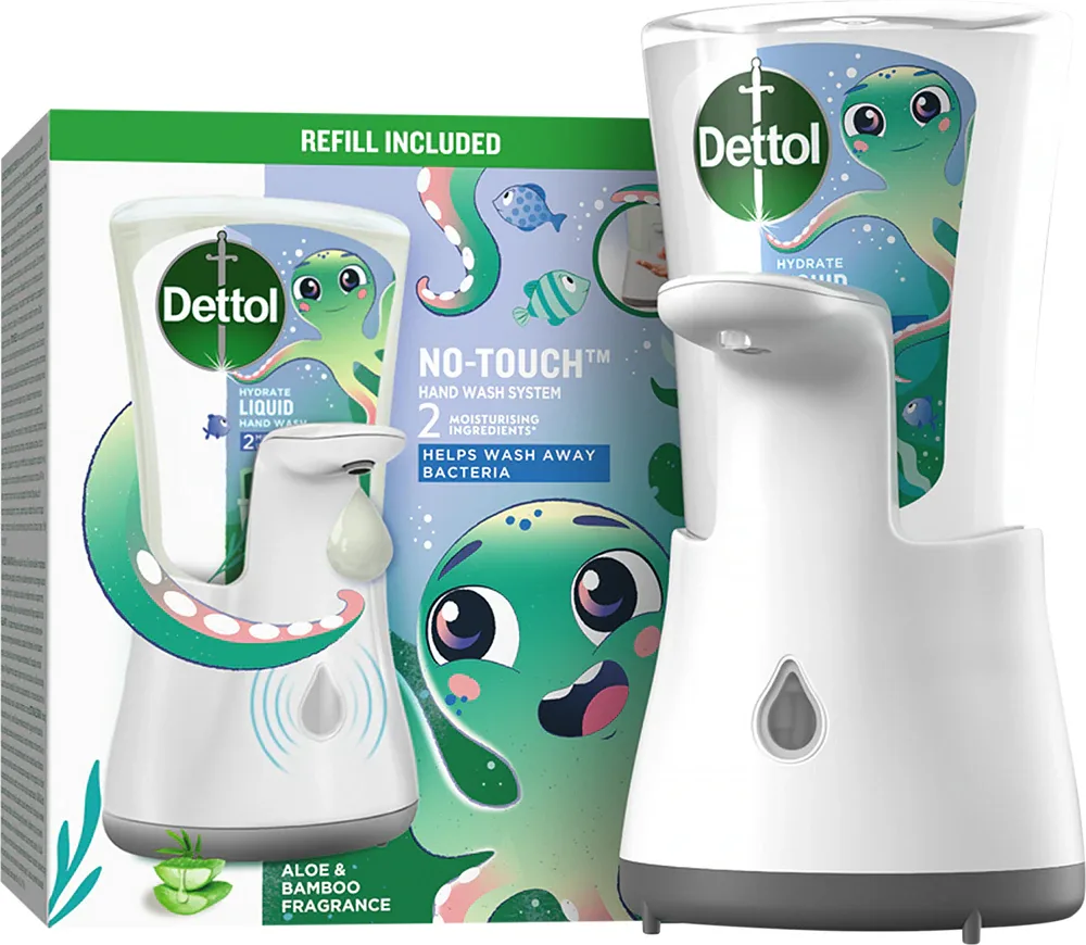 Dettol Kids No-Touch - Бесконтактный дозатор мыла, 250 мл