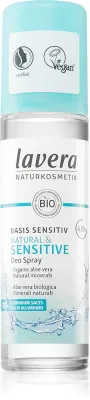 Lavera Basis Sensitiv - Дезодорант с атомайзером на 48 часов, 75 мл