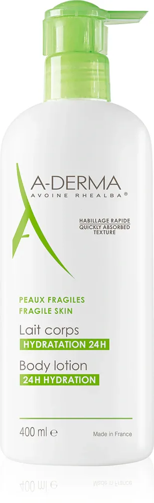 A-Derma Essentials Body Lotion 24h Hydration - Увлажняющее молочко для тела, 400 мл