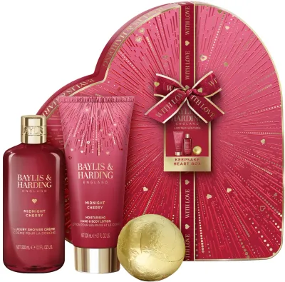 Baylis & Harding Midnight Cherry - Подарочный набор в форме сердца