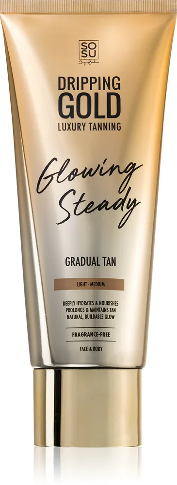 Dripping Gold Glowing Steady - Крем для постепенного загара, 200 мл
