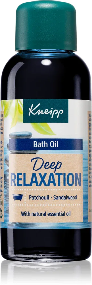 Масло для ванны Kneipp Deep Relaxation расслабляющее, с маслом пачули, 100 мл Patchouli Sandalwood