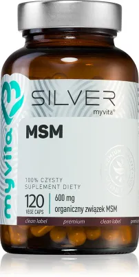 Капсулы MyVita Silver MSM 100% для суставов, для спортсменов, 120 капсул