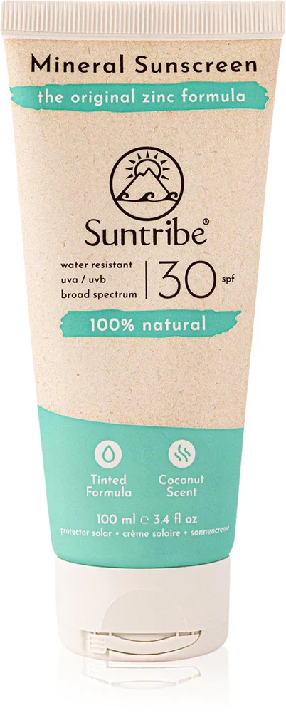 Suntribe Mineral Sunscreen - Солнцезащитный крем с минералами SPF 30, 100 мл