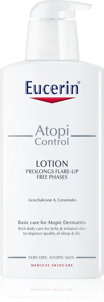 Eucerin AtopiControl - Молочко для тела для сухой и зудящей кожи, 400 мл